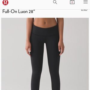 Lululemon Wunder Under Lenggings